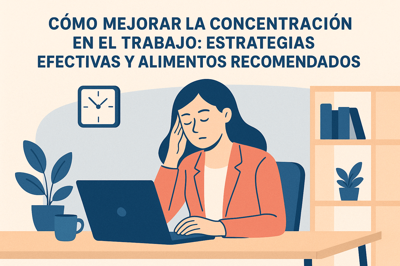 Cómo mejorar la concentración en el trabajo: estrategias efectivas y alimentos recomendados