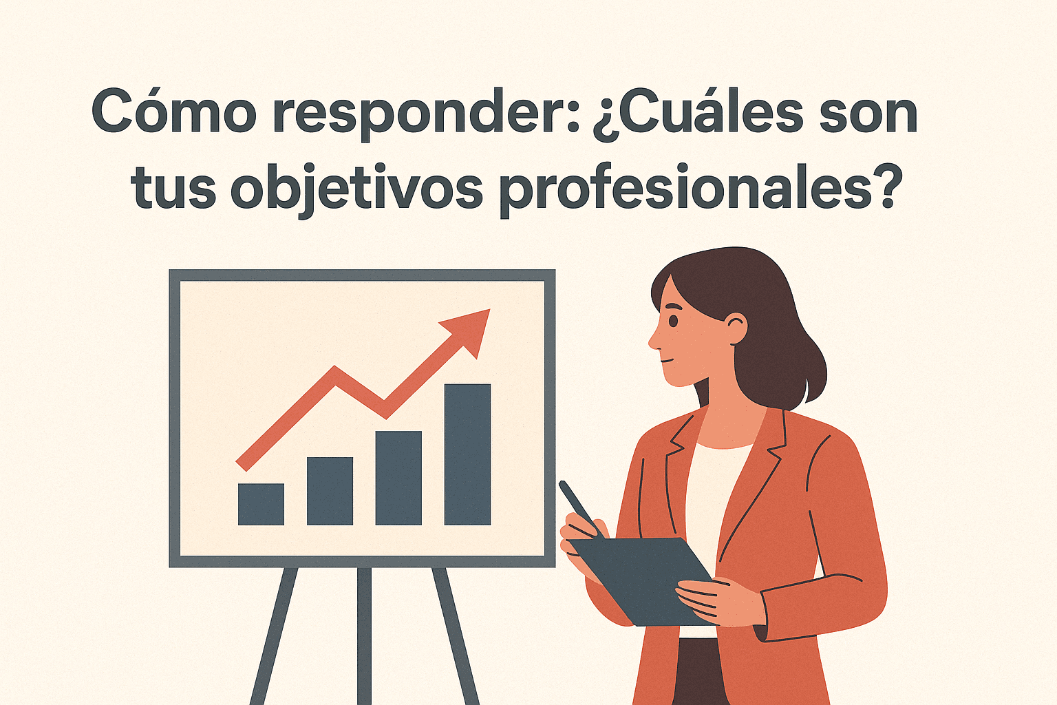 Cómo responder a la pregunta: ¿Cuáles son tus objetivos profesionales a largo plazo?