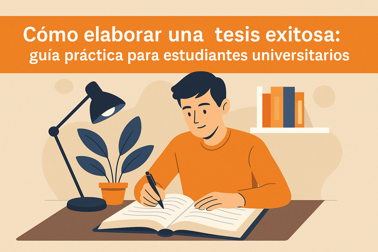 Cómo elaborar una tesis exitosa: guía práctica para estudiantes universitarios